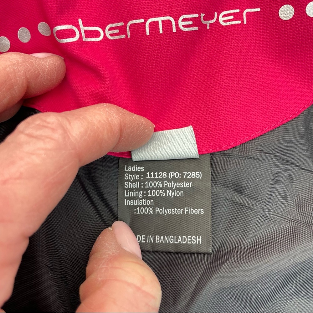 Obermeyer Ski Coat Size 2 Pink/Black - Picture 15 of 16